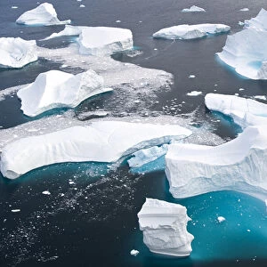 Icebergs Cape York Greenland