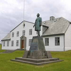 Iceland, Reykjavik, Government House, offices of the Prime Minister