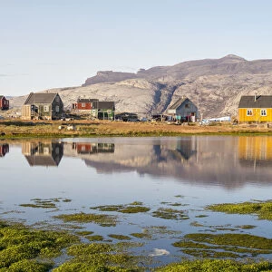Ikerasak, a small traditional fishing village on Ikerasak Island in the Uummannaq fjord system