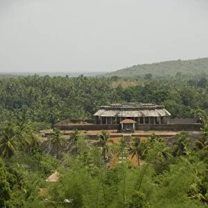 India, state of Karnataka, Mangalore. Area around Moodbidri. Jains temple surrounded