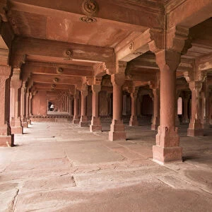India, Utter Pradesh. Agra Fort (Red Fort) is a UNESCO World Heritage site. It is about 2