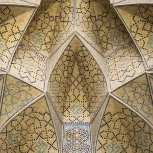 Iran, Central Iran, Esfahan, Jameh Mosque, interior detail