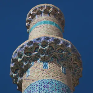 Iran, Central Iran, Natanz, Jameh Mosque, minaret