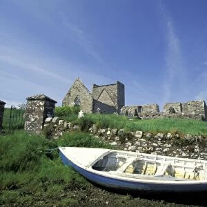 Ireland, County Mayo. Burrishoole Abbey