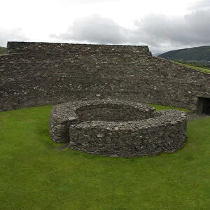 IRELAND, Kerry, Ring of Kerry. Cahergal stone fort