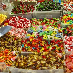 Israel Print - Jerusalem Souk Market Candy for Sale Israel Print - Jerusalem Souk Market Candy for Sale