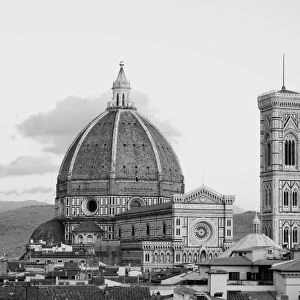 Italy, Florence. Infrared image of Santa Maria del Fiore on a sunny day