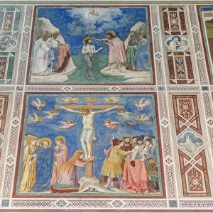 Italy, Padua, Scrovegni Chapel with frescoes painted by Giotto in the 14th century