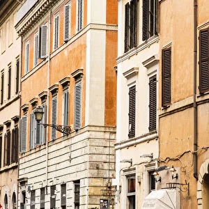 Italy, Rome. Via di Ripetta (aka Via Ripetta) buildings
