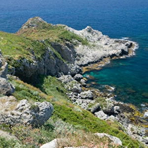 Italy, Sicily, Milazzo, Capo di Milazzo, Cape landscape