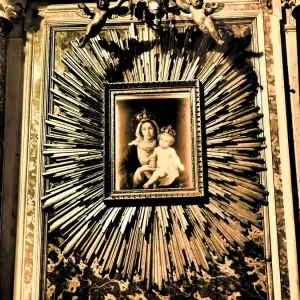 Italy, Vernazza. Infrared image of the interior of Santa Margherita di Antiochia Church Italy, Vernazza. Infrared image of the interior of Santa Margherita di Antiochia Church
