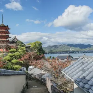 Japan, Miyajima, Toyokuni Shrine Pagoda