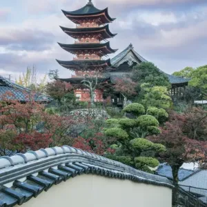 Japan, Miyajima, Toyokuni Shrine Pagoda