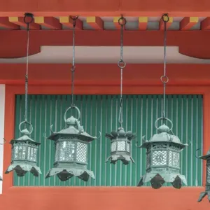 Japan, Nara, Kasuga Shrine Lanterns
