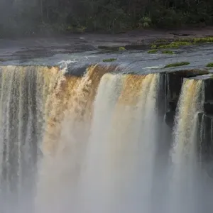 Kaieteur Falls, GUYANA. Kaieteur Falls is the worlds widest single drop waterfall Kaieteur Falls, GUYANA. Kaieteur Falls is the worlds widest single drop waterfall
