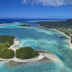 Koromiri Island, Muri Lagoon, Rarotonga, Cook Islands, South Pacific