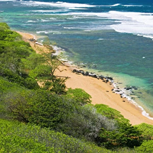 Larsens Beach, North Shore, Island of Kauai, Hawaii