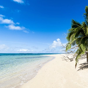 Little island with a white sand beach in Haa'apai, Haapai, islands, Tonga, South Pacific