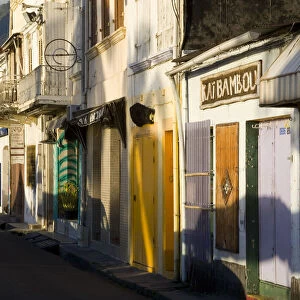 MARTINIQUE. French Antilles. West Indies. Street in St. Pierre