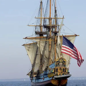 MARYLAND. USA. Tall ship the Kalmar Nyckel. Chesapeake Bay