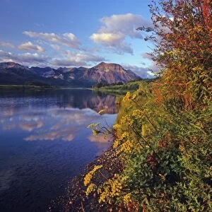 Maskinonge Lake in Waterton Lakes National Park in Alberta, Canada