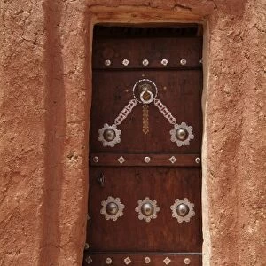 Mauritania, Decorated door in Oualata