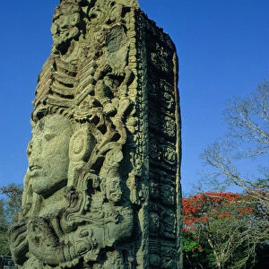 Maya; Honduras; Copan, Stele
