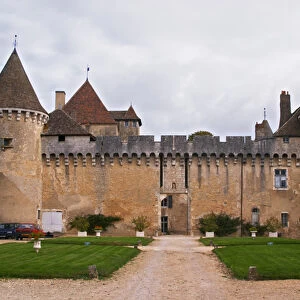 The medieval Chateau de Rully in Cote Chalonnaise, Bourgogne