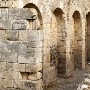 Baños de Memmio, ruinas romanas de Bulla Regia, Túnez, África del Norte. Baños de Memmio, ruinas romanas de Bulla Regia, Túnez, África del Norte.