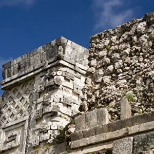 Mexico, Yucatan, Uxmal. Uxmal, a large pre-Columbian ruined city of the Mayan civilization
