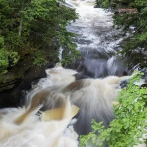 Michigan, Porcupine Mountains Wilderness State Park, Presque Isle River Area Michigan, Porcupine Mountains Wilderness State Park, Presque Isle River Area