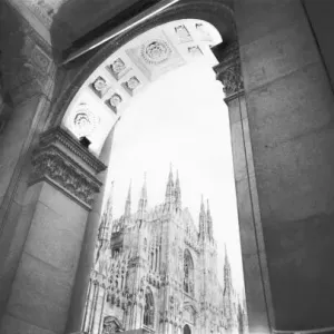 Milano Italy, Galleria View of the Duomo Milano Italy, Galleria View of the Duomo