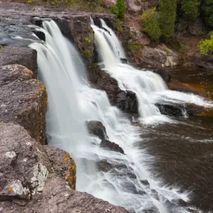Minnesota, Gooseberry Falls State Park, Middle Falls