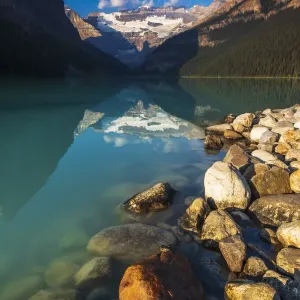 Morning Light Lake Louise Print Morning Light Lake Louise Print