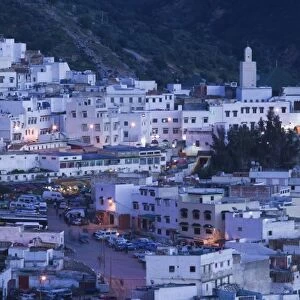 MOROCCO, Moulay, Idriss: Town View / Evening