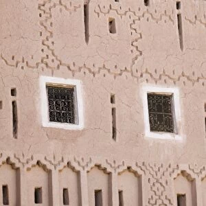 MOROCCO, South of the High Atlas, OUARZAZATE: Taourirt Kasbah / Courtyard Exterior