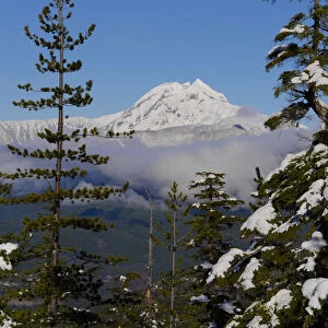 Mount Garibaldi from The Chief overlook at the summit of the Sea to Sky Gondola
