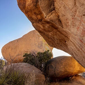 Native American pictographs at Council Rocks in the Dragoon Mountains in the Coronado