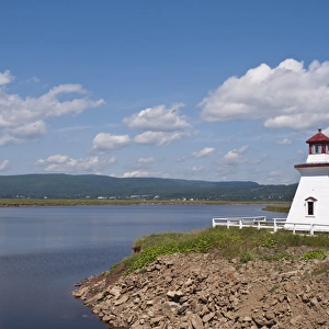New Brunswick, Canada. Anderson Hallow Lighthouse in Riverside-Albert
