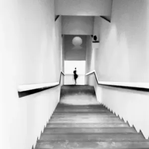 Nice France, Staircase Museum of Modern Art Nice France, Staircase Museum of Modern Art