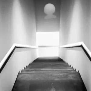 Nice France, Stairway Museum of Modern Art Nice France, Stairway Museum of Modern Art