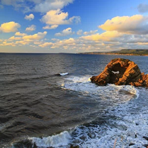 North America, Canada, Nova Scotia, Cabot Trail, Margaree Harbour Coastline
