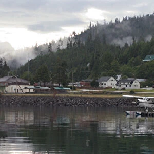 North America, Canada, Queen Charlotte Islands, Queen Charlotte City, houses