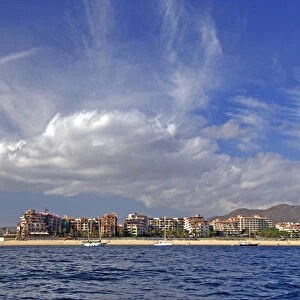 North America, Mexico, State of Baja California Sur, Cabo San Lucas. Typical waterfront