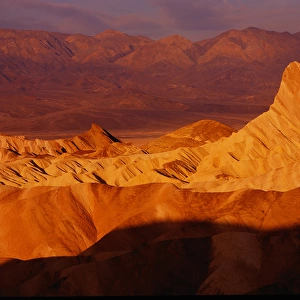 North America, U. S. A. California, Death Valley National Park, manly Peak, Zabriskie Point