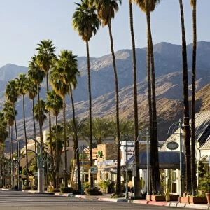 North Palm Canyon Drive in Palm Springs California USA