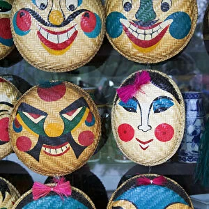 North Viet Nam Hanoi Masks in Hanoi market
