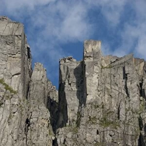 Norway, Stavanger, Lysefjord (aka Lyse Fjord). Pulpit Rock