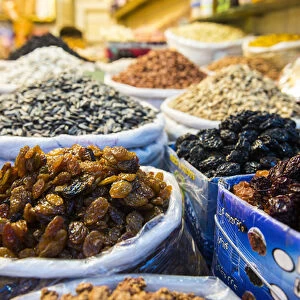 Nuts for sale in the Bazar of Sulaymaniyah, Iraq Kurdistan