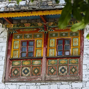 Old house in Zhuokeji Headmans Village, Ngawa Tibetan and Qiang Autonomous Prefecture
